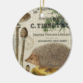 moderner vintage-wald-igel keramik ornament (Links)