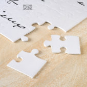 Moderner Vintage-Weihnachtskardinal Puzzle (Seite)