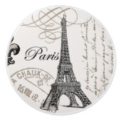 MODERNER VINTAGER EIFFEL-TURM KERAMIKKNAUF (Vorderseite)