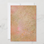 Moderner Vintager Fall Save The Date (Rückseite)