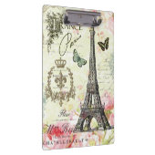 moderner Vintager Franzoseeiffel-Turm Klemmbrett (Rechts)