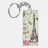 moderner Vintager Franzoseeiffel-Turm Schlüsselanhänger (Vorderseite links)