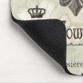 moderner Vintager Franzosen Eiffel-Turm Mousepad (Ecke)