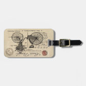 Moderner Vintager französischer Fahrradgepäckumbau Gepäckanhänger (Vorderseite horizontal)