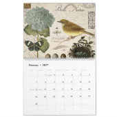 Moderner Vintager französischer Garten 2024 Kalender (Feb 2027)