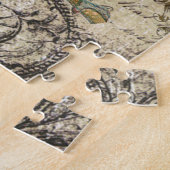 moderner Vintager französischer Pfau Puzzle (Seite)