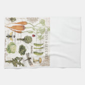 moderner Vintager Gemüsegarten Handtuch (Horizontal)