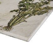 moderner Vintager Gemüsegarten Schneidebrett (Ecke)