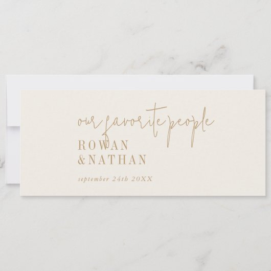 Moderner Vintager Gold Seekartenkopf (Rückseite)