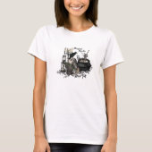 Moderner Vintager Halloween-HEXENBREW T-Shirt (Vorderseite)