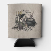 Moderner Vintager Halloween-Schädel Dosenkühler (Vorderseite)