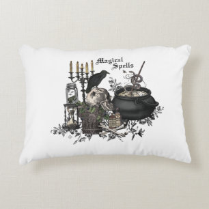 Moderner Vintager Halloween-Schädel Zierkissen