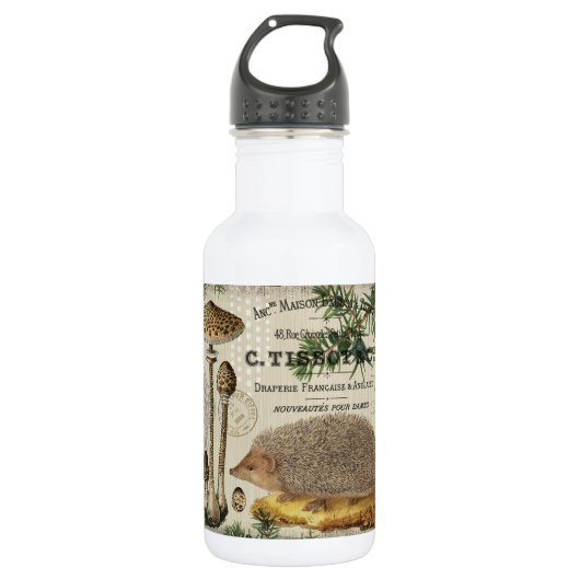 moderner Vintager Igel Trinkflasche (Vorderseite)