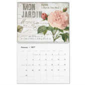 Moderner Vintager Kalender 2022 (Feb 2027)