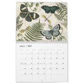 Moderner Vintager Kalender 2024 (Mär 2027)