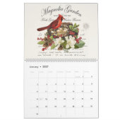 Moderner Vintager Kalender 2024 (Jan 2027)