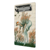 Moderner Vintager Kalligrafietext natürlich Mini Klemmbrett (Gewinkelt2)