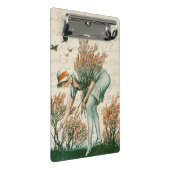 Moderner Vintager Kalligrafietext natürlich Mini Klemmbrett (Schrägansicht)