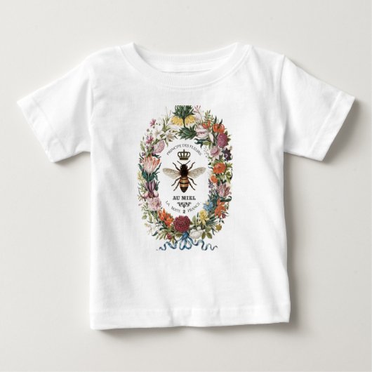 MODERNER VINTAGER KÖNIGCHEN BABY T-SHIRT (Vorderseite)