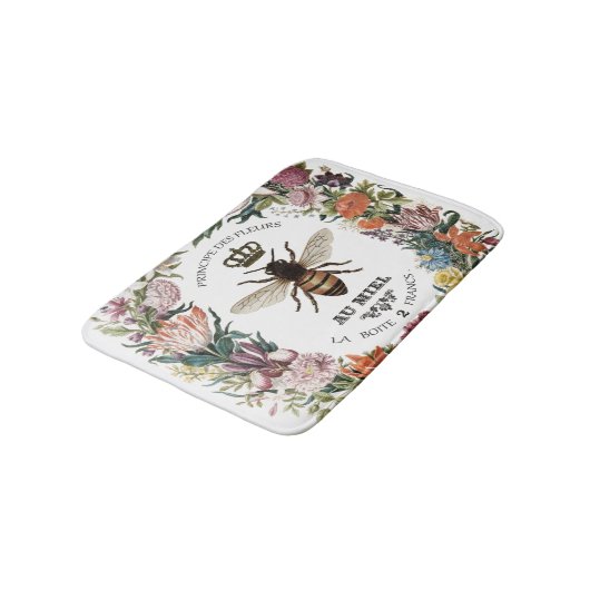 MODERNER VINTAGER KÖNIGCHEN BADEMATTE (Schrägansicht)