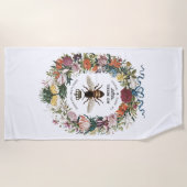 MODERNER VINTAGER KÖNIGCHEN STRANDTUCH (Vorderseite)