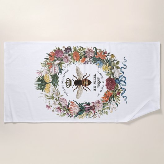 MODERNER VINTAGER KÖNIGCHEN STRANDTUCH (Vorderseite)