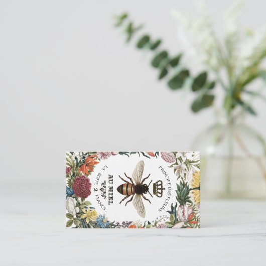 MODERNER VINTAGER KÖNIGCHEN VISITENKARTE (Stehend Vorderseite)