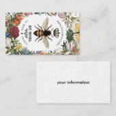 MODERNER VINTAGER KÖNIGCHEN VISITENKARTE (Vorne/Hinten)