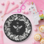 Moderner Vintager Kronenschmetterling Pappteller (Party)