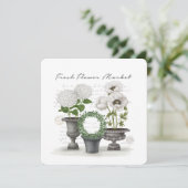 MODERNER VINTAGER LANDWIRTSCHAFTSGARTEN EINLADUNG (Stehend Vorderseite)