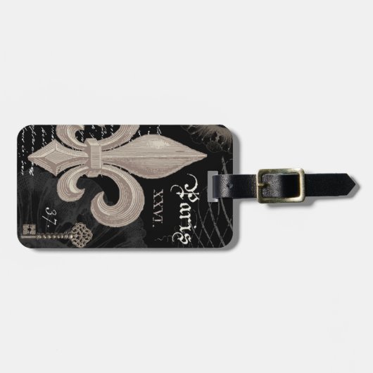 moderner Vintager Liliengepäckumbau Gepäckanhänger (Vorderseite horizontal)