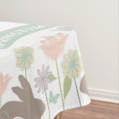 Moderner Vintager Osterhase Tischdecke (Beispiel)