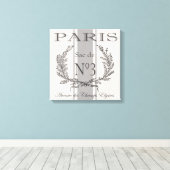 moderner Vintager Pariser Kornsac Leinwanddruck (Insitu (Holzboden))