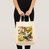 moderner Vintager Schmetterlingsgarten Tragetasche (Vorderseite (Produkt))