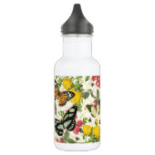 moderner Vintager Schmetterlingsgarten Trinkflasche (Links)