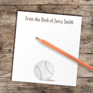 Moderner Vintager Sportathletic Baseball Trendy Notizblock