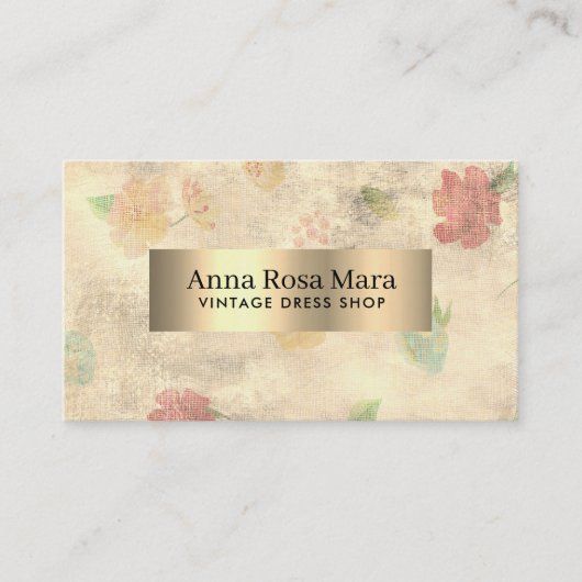 *~* moderner Vintager viktorianischer Mit Visitenkarte (Vorderseite)