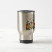 Moderner Vintager Waldfuchs Reisebecher (Mittel)