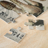 moderner Vintager WaldIgel Puzzle (Seite)