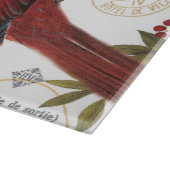 Moderner Vintager WaldKardinal Schneidebrett (Ecke)