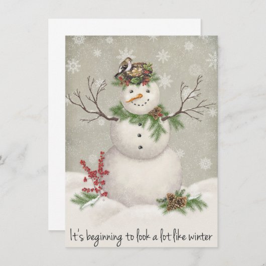 moderner Vintager Wintergartenschneefahrer (Vorne/Hinten)