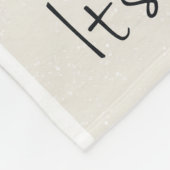 moderner Vintager Wintergartenschneefahrer Fleecedecke (Ecke)