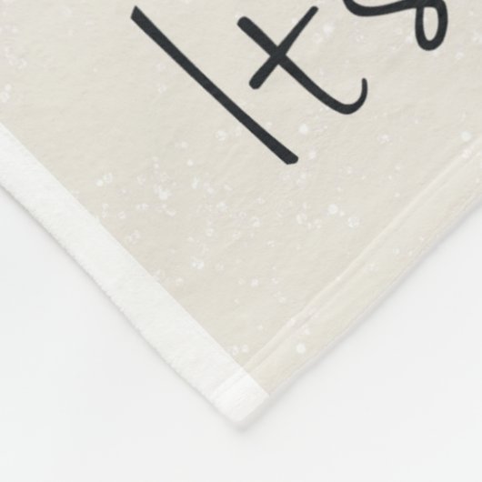 moderner Vintager Wintergartenschneefahrer Fleecedecke (Ecke)