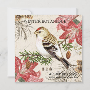 moderner Vintager Wintervogel