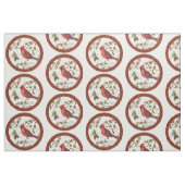 moderner Vintager Winterwald Kardinal Stoff (Yard (91,4 cm))