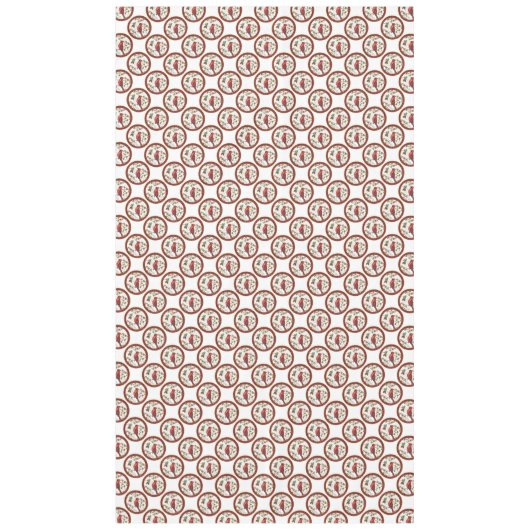 moderner Vintager Winterwald Kardinal Tischdecke (Vorderseite)