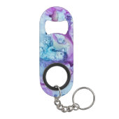 *~* moderner violetter blauer lila mini flaschenöffner (Rückseite)