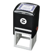 Moderner violetter geometrischer Ex-Libris-Individ Permastempel (Produkt)