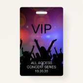 Moderner VIP All Access Concept Pass Ausweis (Vorderseite)