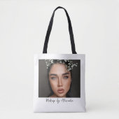 Moderner Visagist Foto Elegantes Skript Tasche (Vorderseite)